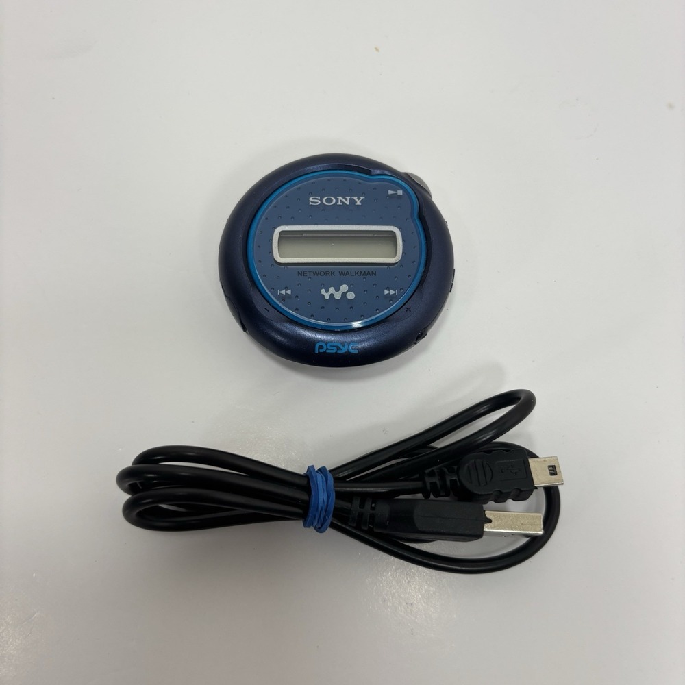 Vintage Sony NW-E103 Network Walkman Digital Music Player Blue - TESTED